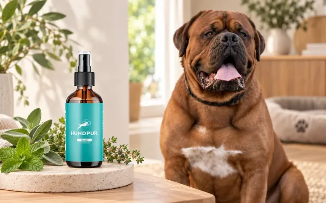 Hundpur Zähne mit Dentalkomplex