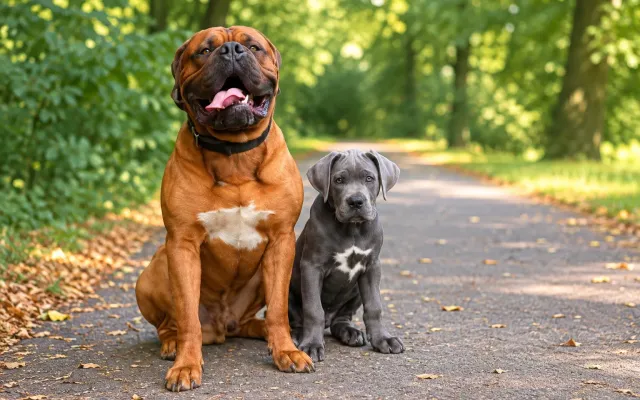 Rocky und Apollo als Welpen
