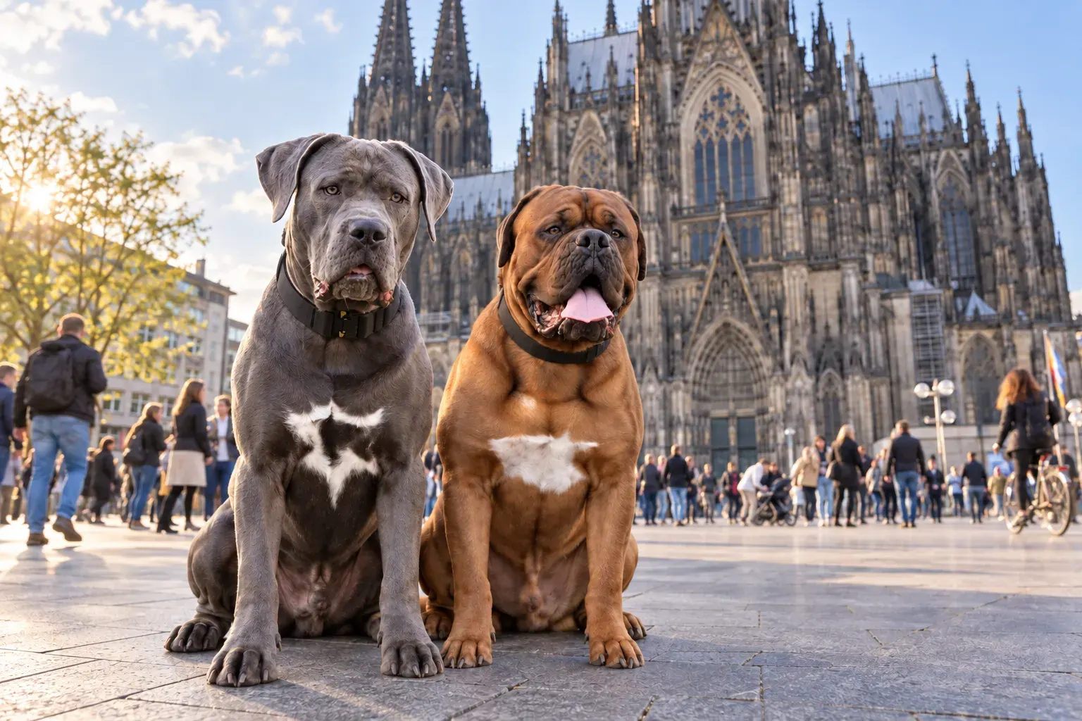 Rocky und Apollo mitten in Köln