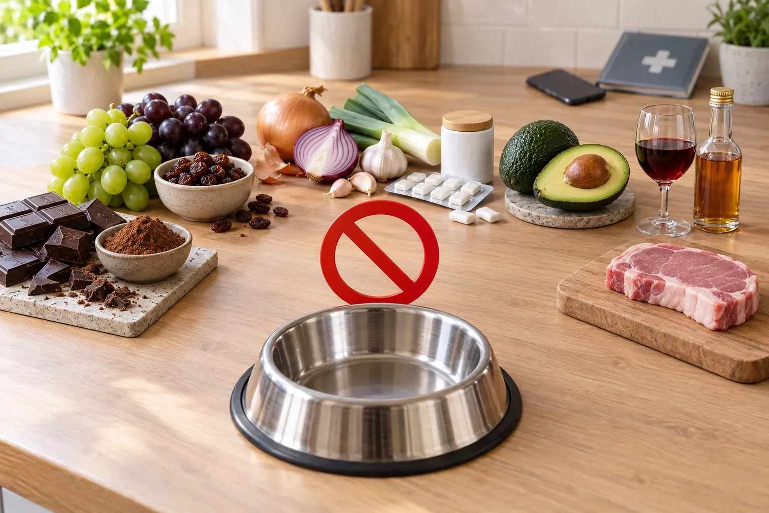 Für Hunde gefährliche Lebensmittel